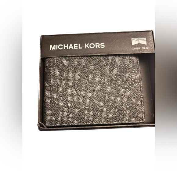 Michael Kors Textured Black Wallet